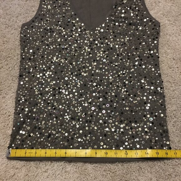 BASLER Virgin Wool & Silk Sequin Sweater Vest - Picture 15 of 16